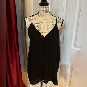 T Tahari Button Down Camisole Tank Top